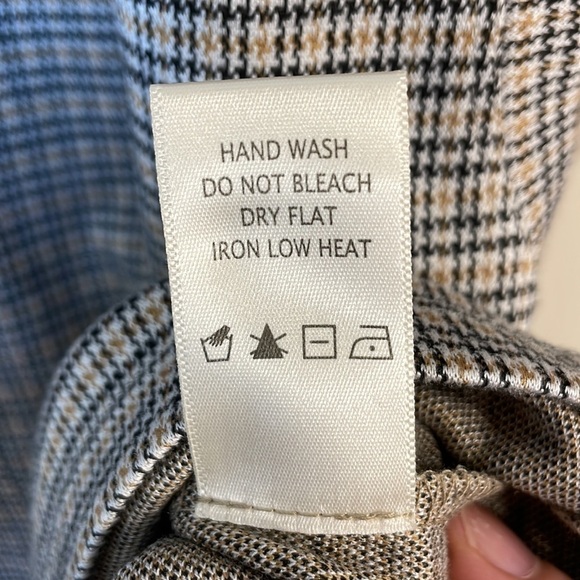 NWT. Max Studio Large Gingham Balloon Sleeve Pocket Shift Dress. - Picture 9 of 12